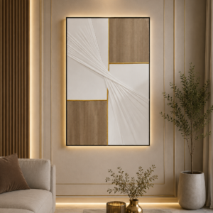 SHW-542 لوحة جدارية مودرن بتصميم هندسي فاخر