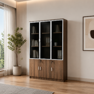 دولاب ملفات خشبي موديل OW-110 brown