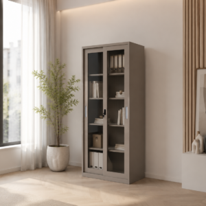دولاب مكتبي حديد موديل OW-001 لون BEIGE
