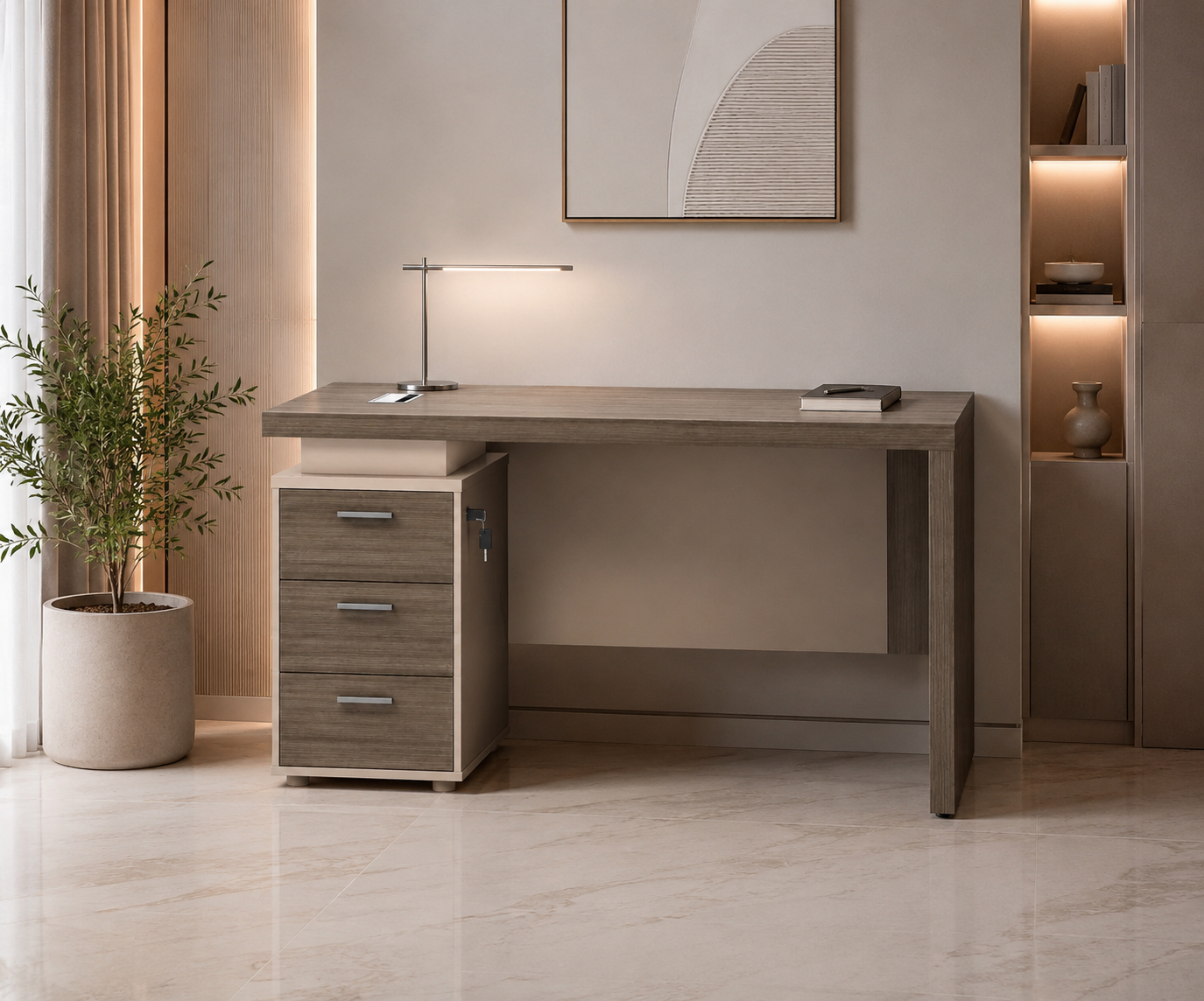 مكتب OT-6602 – DARK WOOD
